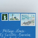 Beach Postage Collection Postage Stamps