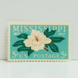 Vintage Unused Stamps - Mississippi, 5 cent - Set of 5 Postage Stamps