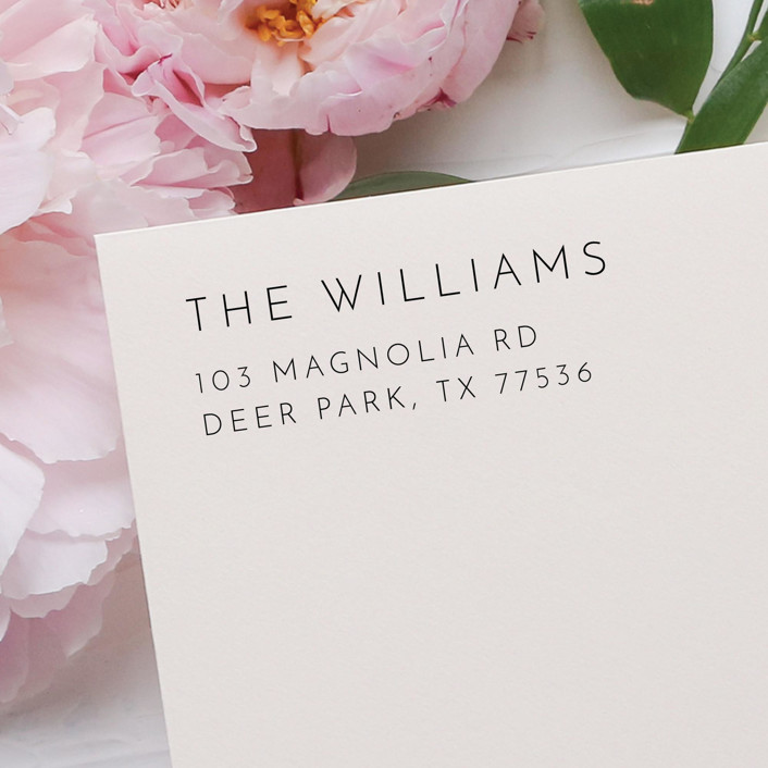 Modern Address Stamp Self Inking Return Address Stamp Stamps by