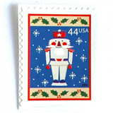 Winter Holidays “Toy Soldier” Postage Stamps | Contemporary Christmas Series | Vintage Unused USPS Postage 44c | Pack of 10 Postage Stamps