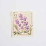 29 Cent Lavender Postage Stamps // Set of 5 // UNUSED Vintage Stamps Postage Stamps