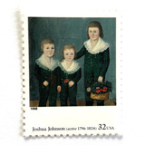 Joshua Johnson's "The Westwood Children" Postage Stamps | Four Centuries of American Art Series | Vintage Unused USPS Postage 32c | Pack of 10 Postage Stamps