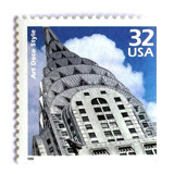 "Art Deco" Chrysler Building New York City Postage Stamps | Celebrate the Century - 1920s | Unused USPS Postage 32c | Pack of 10 Postage Stamps