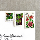 Holiday Botanical Vintage Postage, 10 Sets Postage Stamps
