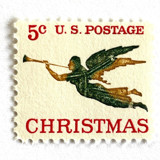 "Christmas Angel" Postage Stamps | Christmas Issue | Unused USPS Postage 5c | Pack of 20 Postage Stamps