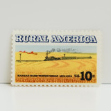 Vintage Unused Stamps - 10 cent Rural America - Set of 10 Postage Stamps