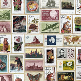 $1.07 . Autumn Vintage Postage Stamp Variety Pack . Set of 5 Postage Stamps