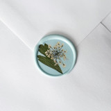 Queen Anne's Lace Wax Seal in Mist Blue  | Pack of 10 Wax Seals