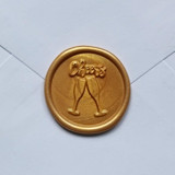 Customizable Color Cheers Celebration Self-Adhesive Wax Seals, Set of 5 Wax Seals