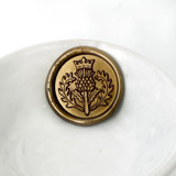 Thistle Wax Seals Pack of 10, Customizable Color Wax Seals