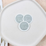 Dusty Blue Merry Christmas Wax Seals | Set of 25 Wax Seals