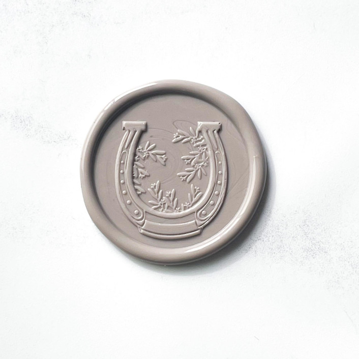 Horseshoe in Clay Pack of 10 Wax Seals by Abby Choi Minted
