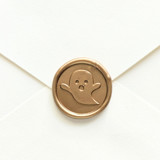 Ghost- - Customizable Color- Set of 25 Hand-crafted Wax Seals Wax Seals