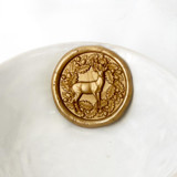 Deer Wreath Wax Seal, Pack of 10, Customizable Color
