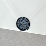 Black graduation wax seal - Graduation cap throw | Set of 10 Wax Seals