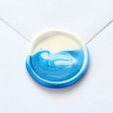 Ombre Marble - Customizable Colors- Set of 25 Hand-crafted Wax Seals Wax Seals