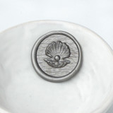 Clam with Pearl Wax Seal Pack of 10, Customizable