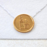 Bourbon- Honey- Set of 25 Hand-crafted Wax Seals Wax Seals