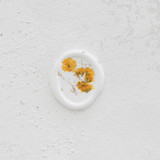 Oval Yellow and Gold Baby's Breath Wax Seals | Set of 25 Wax Seals