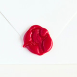 Northern Cardinal-- Customizable Color- Hand-Crafted Wax Seals- Set of 25 Wax Seals