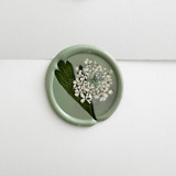 Queen Anne's Lace in Celadon | Pack of 10 Wax Seals