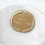 Merry Christmas Wax Seals, Pack of 10, Customizable Color Wax Seals