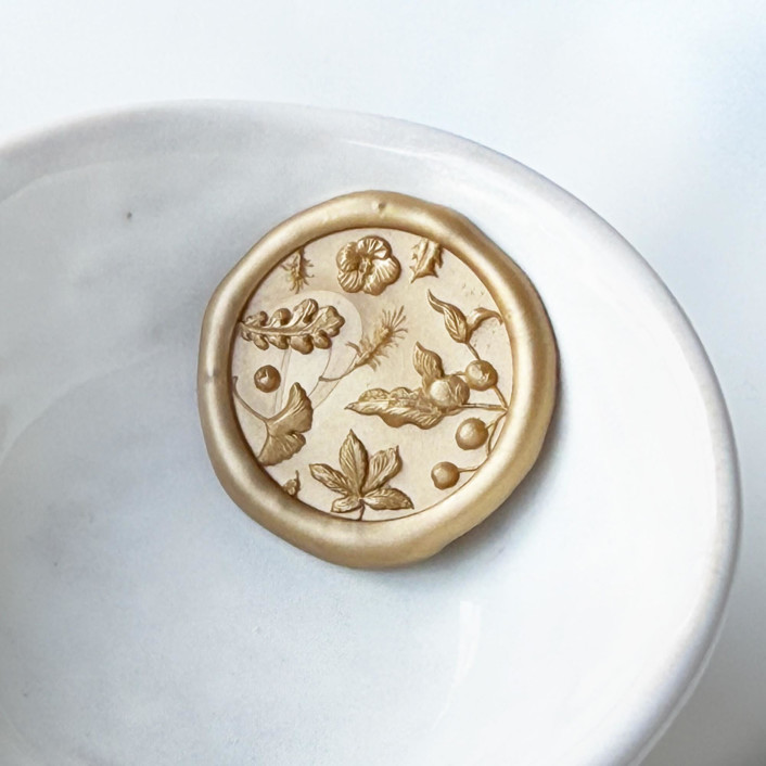Fall Foliage Wax Seal, Pack of 10, Customizable Color Wax Seals by Abby ...
