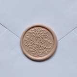 Customizable Color Hearts Galore Self-adhesive Wax Seals, Set of 5 Wax Seals