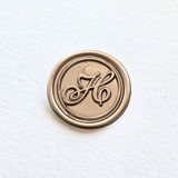 Traditional Script Monogram- Customizable Color- Set of 25 Hand-Crafted Wax Seals Wax Seals