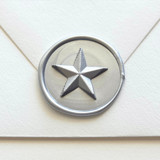 Five Point Star- - Customizable Color- Hand-Crafted Wax Seals- Set of 25 Wax Seals