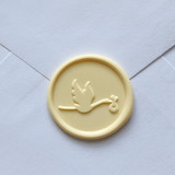 Customizable Color Stork Self-adhesive Wax Seals, Set of 5 Wax Seals