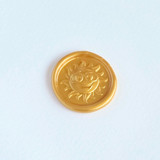 Happy Sun-- Customizable Color- Hand-Crafted Wax Seals- Set of 25 Wax Seals