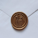 Customizable Color Pineapple Self-adhesive Wax Seals, Set of 5 Wax Seals