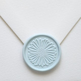 Customizable Color Daisy Mum Self-adhesive Wax Seals, Set of 5 Wax Seals