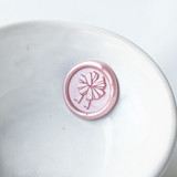 Rosette Bow Wax Seal, Pack of 10, Customizable Color