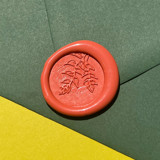 Heliconia Flower Wax Seal Sticker - Pack of 10 Wax Seals