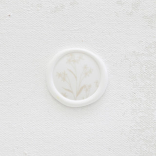 Beige Daisies Wax Seals | Set of 25 Wax Seals