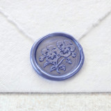 Pansies- Customizable Color- Set of 25 Hand-crafted Wax Seals Wax Seals