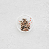 Pinecone with Berries Wax Seals for Holiday Cards and Wedding Invites | Set of 25 Wax Seals