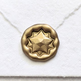 Star Bow  -Hand-crafted Wax Seals - Customizable Color- Set of 2 Wax Seals