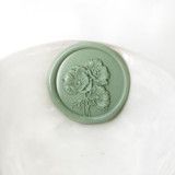 Anemone 3D Wax Seals, Pack of 10, Customizable Color