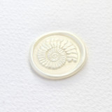 Spiral Seashell- Customizable Color- Set of 25 Hand-crafted Wax Seals Wax Seals