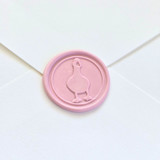 Goose- Customizable Color- Hand-Crafted Wax Seals- Set of 25 Wax Seals