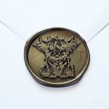 Highland Cow - Customizable Color- Set of 25 Hand-crafted Wax Seals Wax Seals