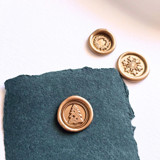 Mini Christmas- Customizable Color- Set of 25 Hand-crafted Wax Seals Wax Seals