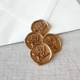 Customizable Color Lily of the Valley 3D wax seal stickers | Set of 10 Wax Seals