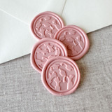 Dusty Rose graduation wax seal - Graduation cap throw | Set of 10 Wax Seals