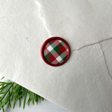 Gingham Holiday Wax Seal - Set of 10