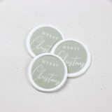 Green Merry Christmas Wax Seals | Set of 25 Wax Seals