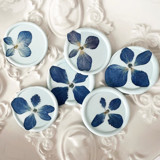 Blue Hydrangea in Mist Blue Wax Seal | Pack of 10 Wax Seals